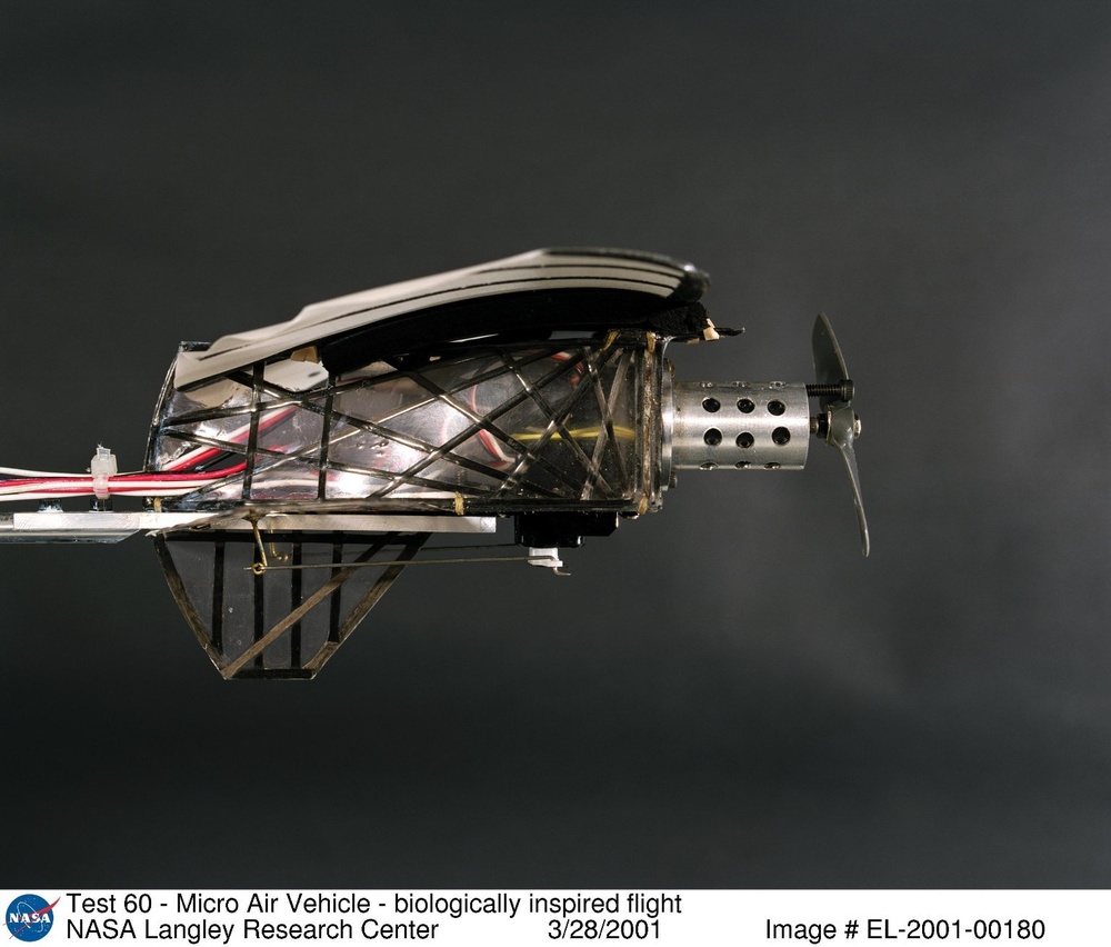 Test 60 - Micro Air Vehicle - biologically inspired flight