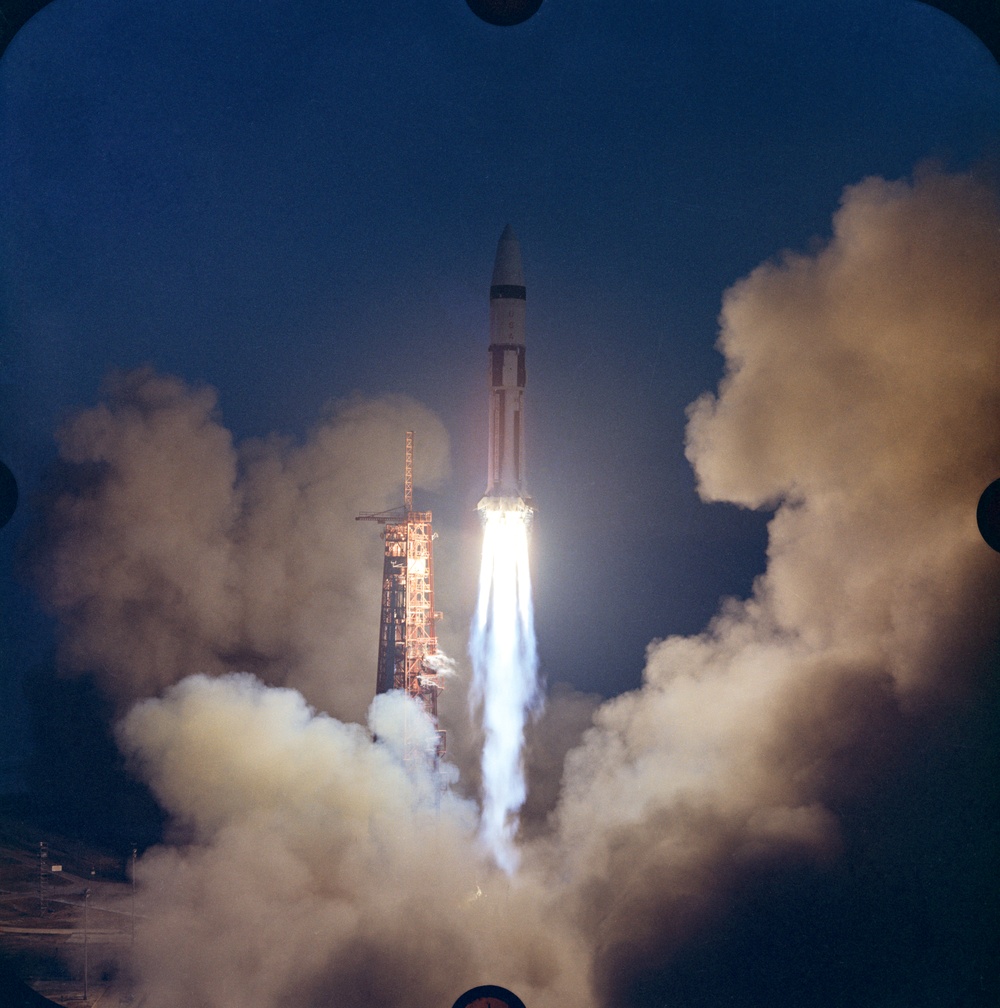 Apollo 5 liftoff