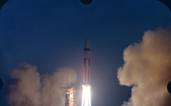Apollo 5 liftoff