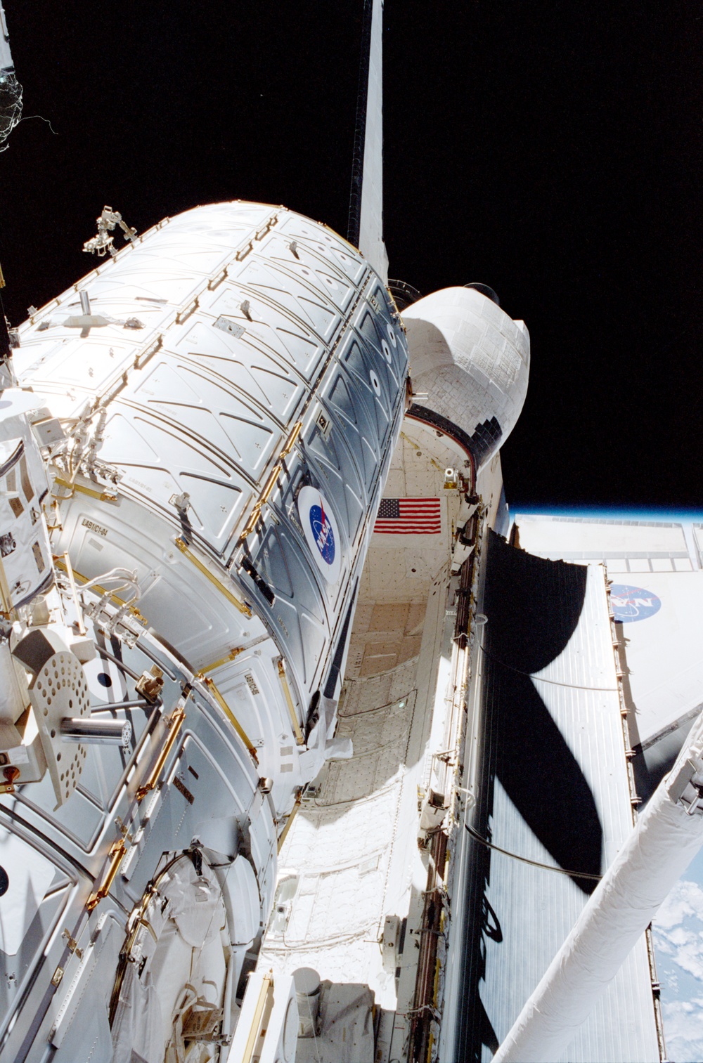 U.S. Lab, Node 1, and Atlantis