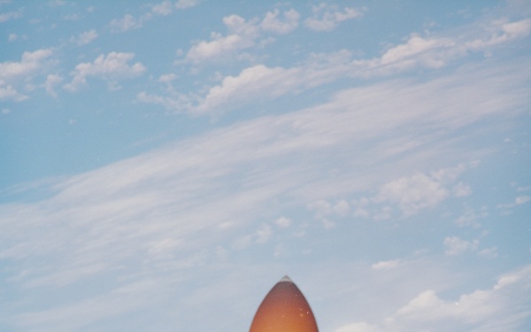 Views of the external tank as it falls away from Discovery