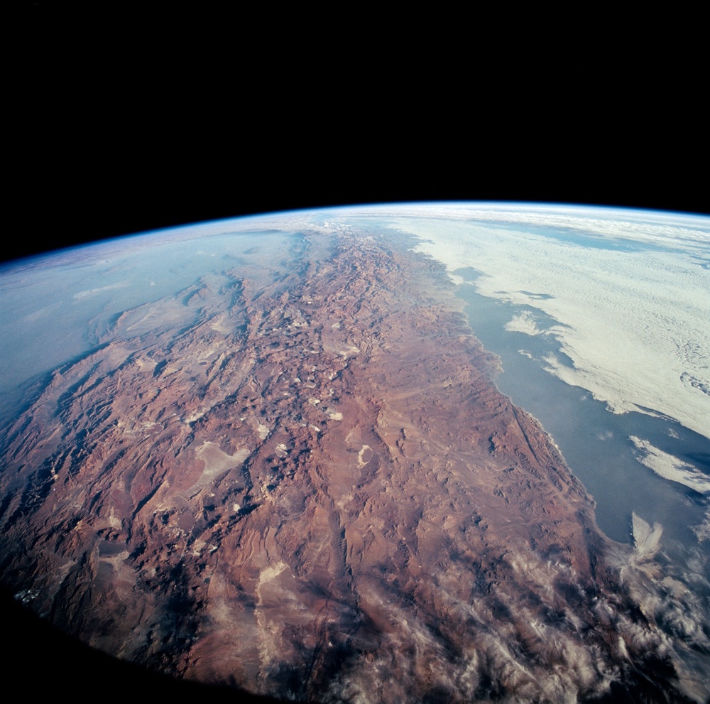 STS-65 Earth observation of Northern Chile and Andes Mtns taken from OV-102
