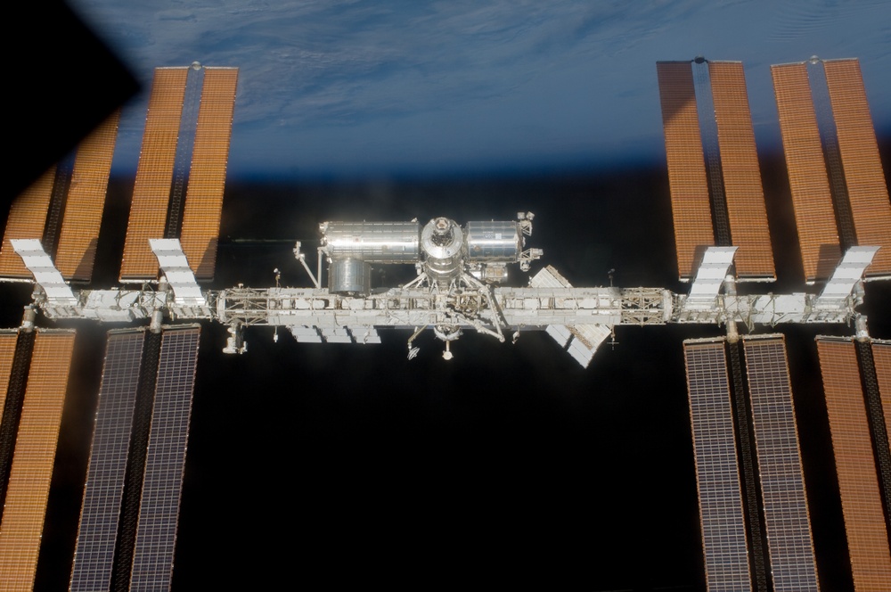 ISS Flyaround views from STS-119