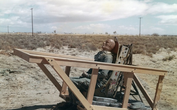 M2-F1 ejection seat test at South Edwards