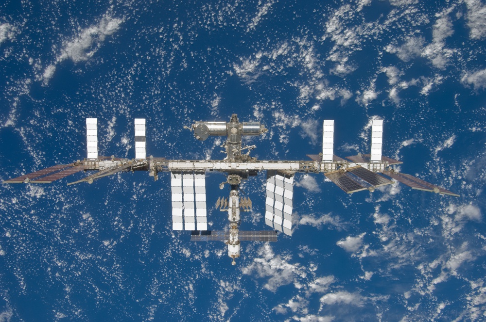 ISS Flyaround views from STS-119