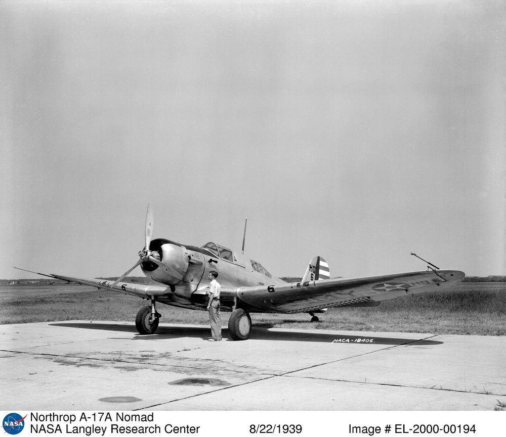 Northrop A-17A Nomad