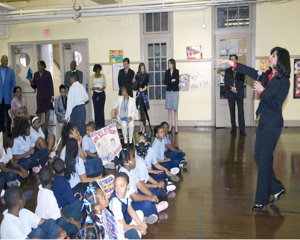 Supriya Jindal visits school
