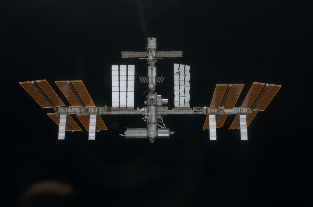 ISS Flyaround views from STS-119