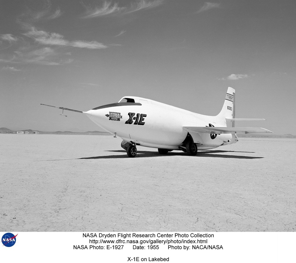 X-1E on Lakebed