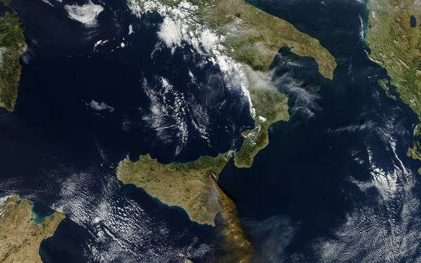 Eruption of Sicily's Mt. Etna: Natural Hazards