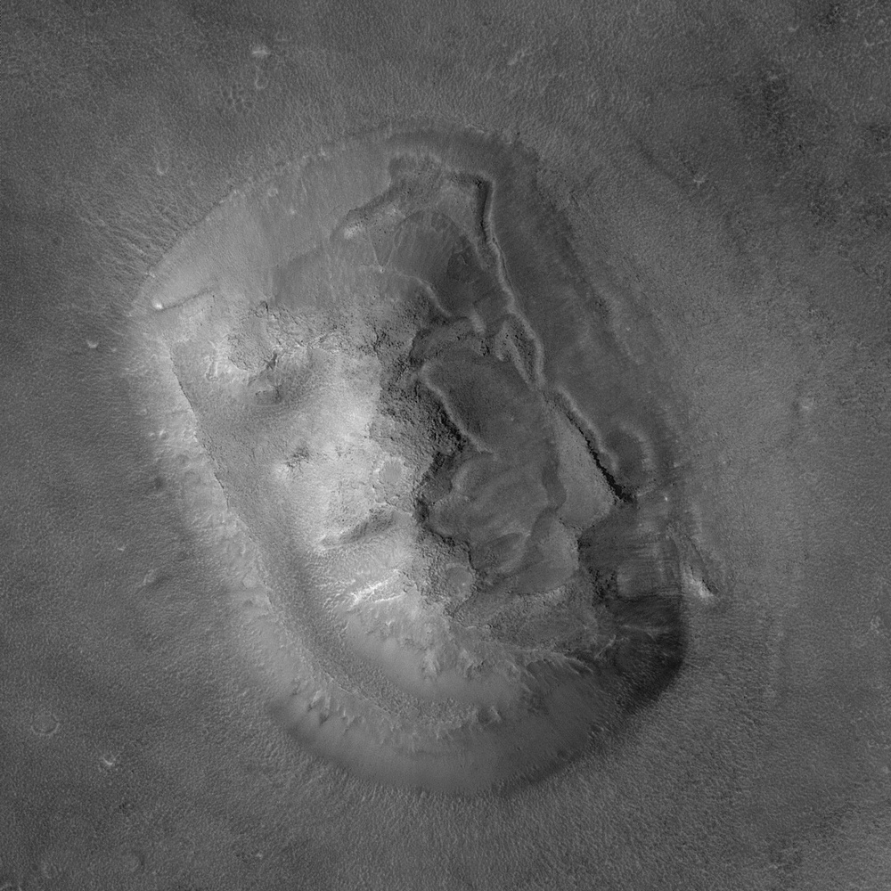 Highest-Resolution View of &quot;Face on Mars