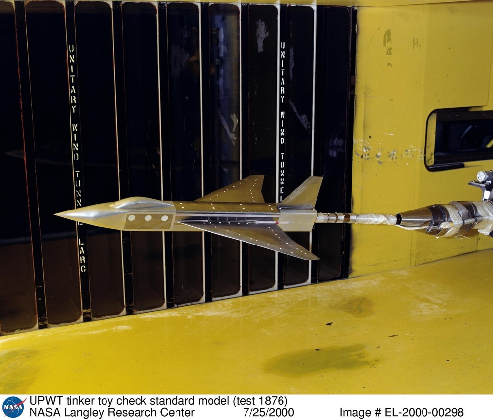 UPWT tinker toy check standard model (test 1876)