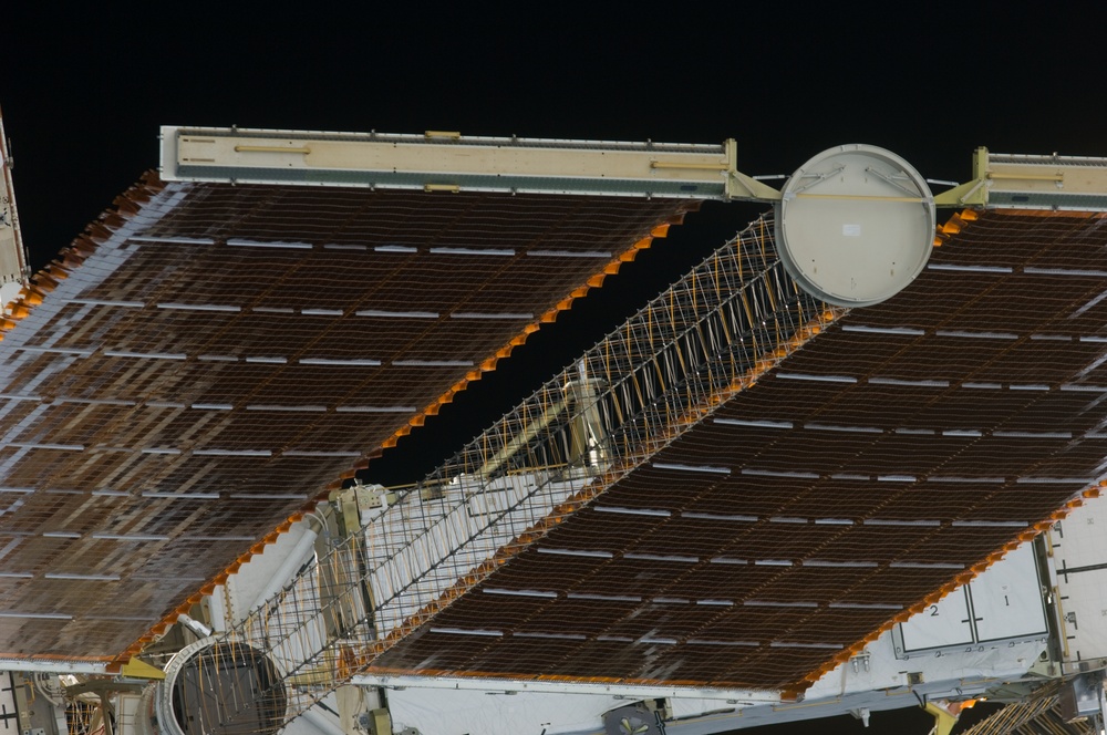 ISS during arrival of STS-127 Space Shuttle Endeavour