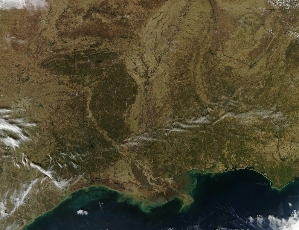 Fires Across the Southern U.S.: Natural Hazards