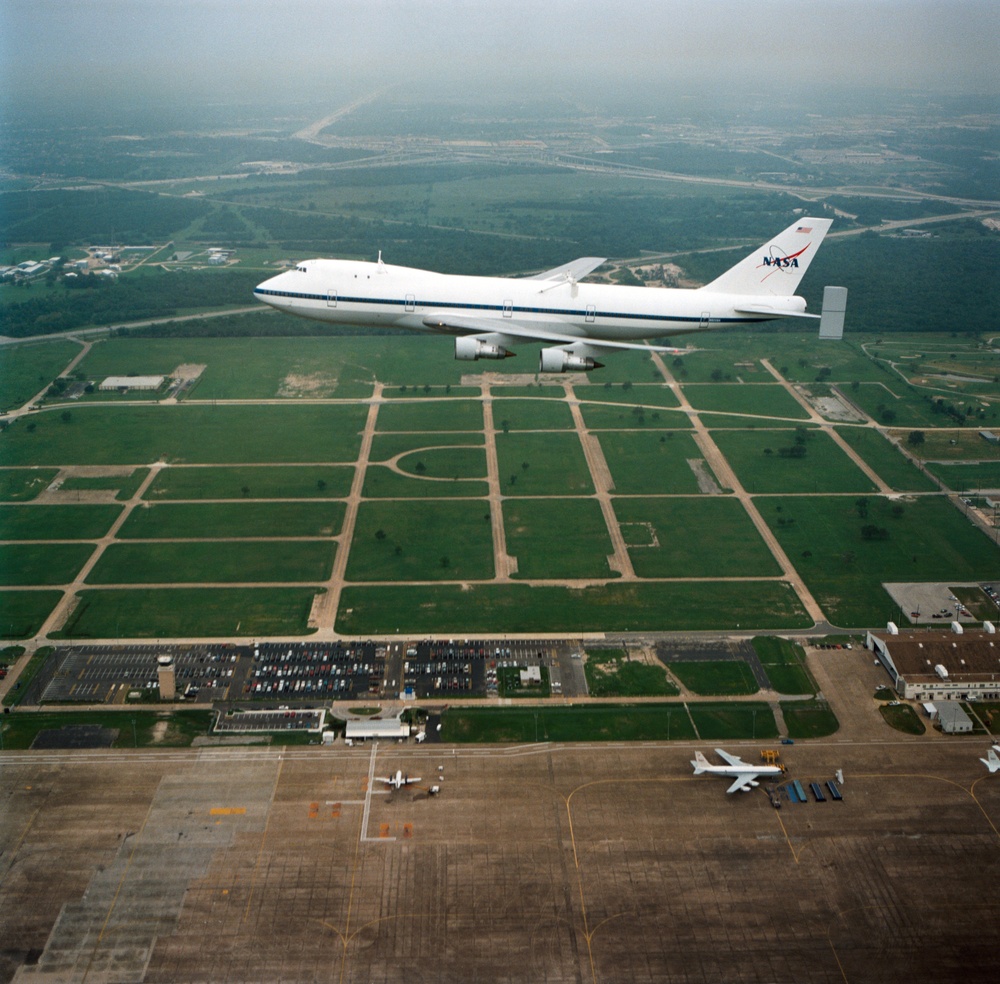 SCA over Ellington Field