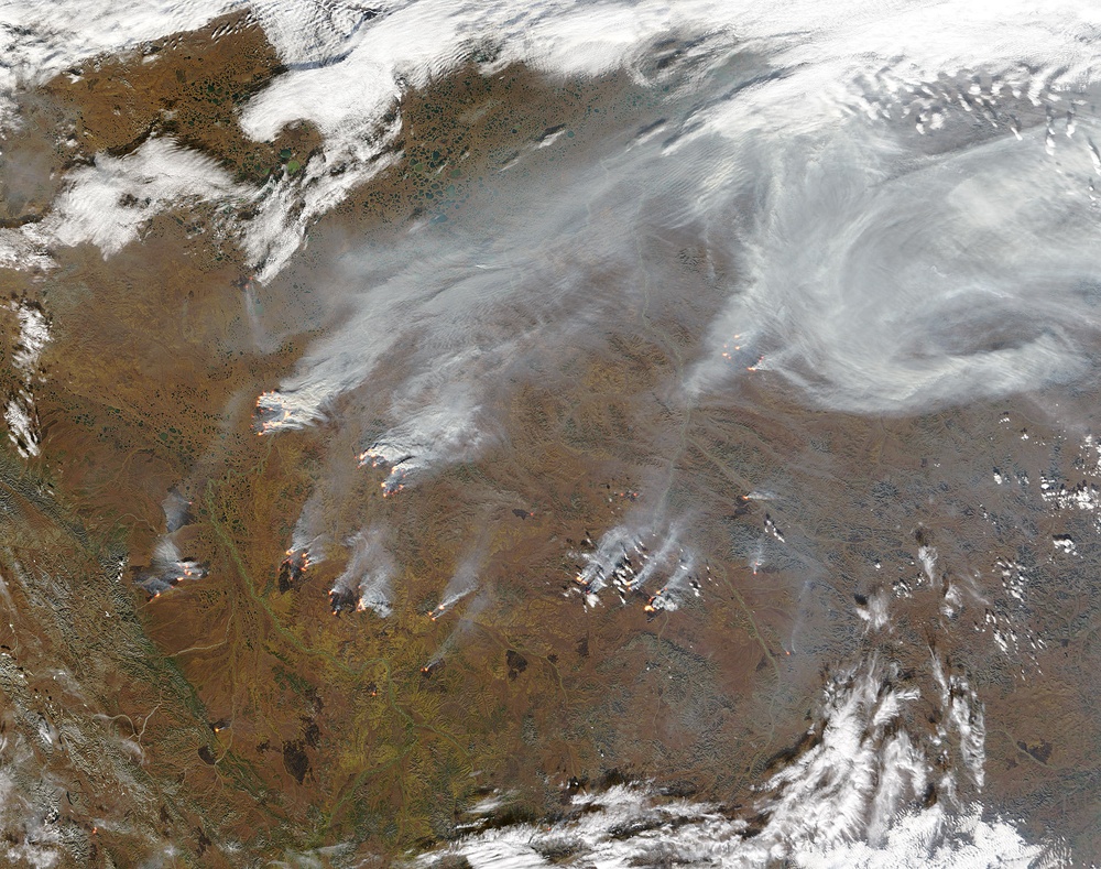 Late Summer Fires in Siberia: Natural Hazards