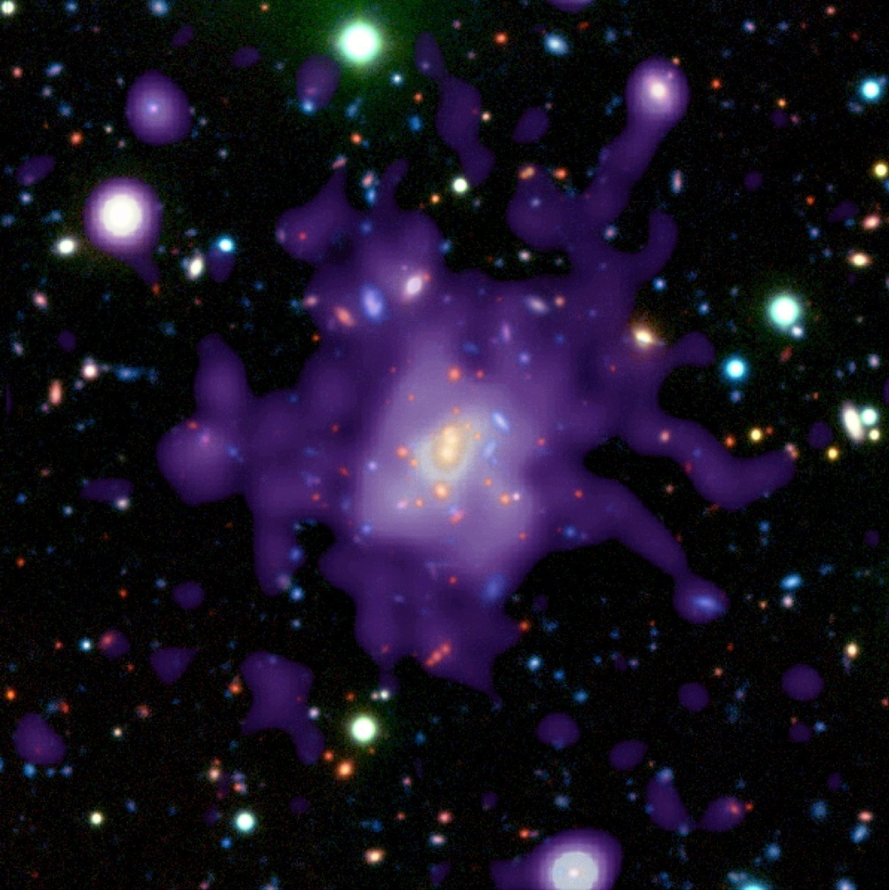Images from Hubble's ACS Tell a Tale of Two Record-Breaking Galaxy Clusters