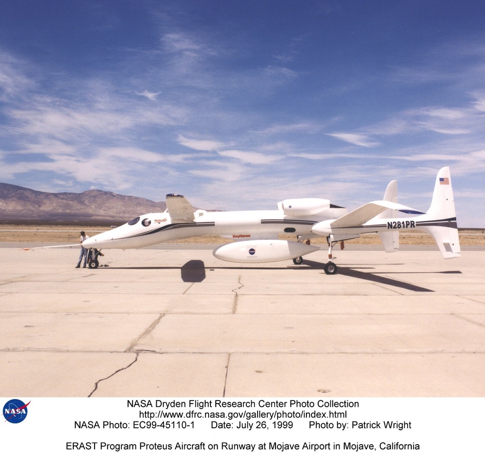 DVIDS - Images - ERAST Program Proteus Aircraft on Runway at Mojave ...