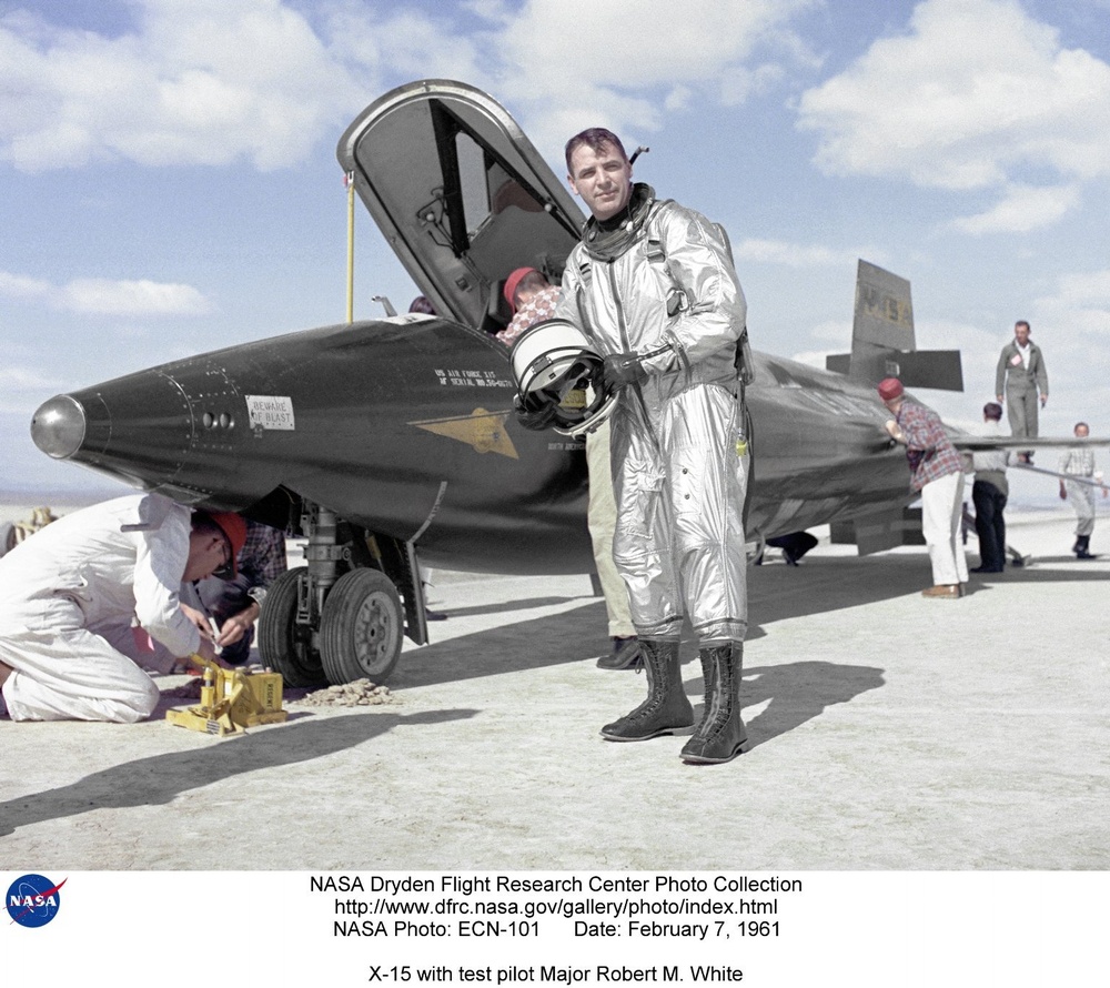 X-15 with test pilot Major Robert M. White