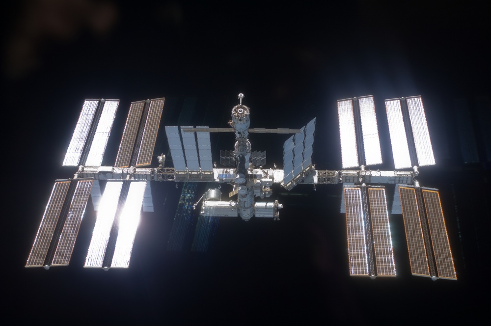 ISS Flyaround views from STS-119