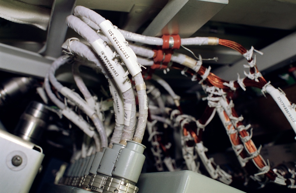 Documentation of the flight deck Orbit Station hardware on Atlantis