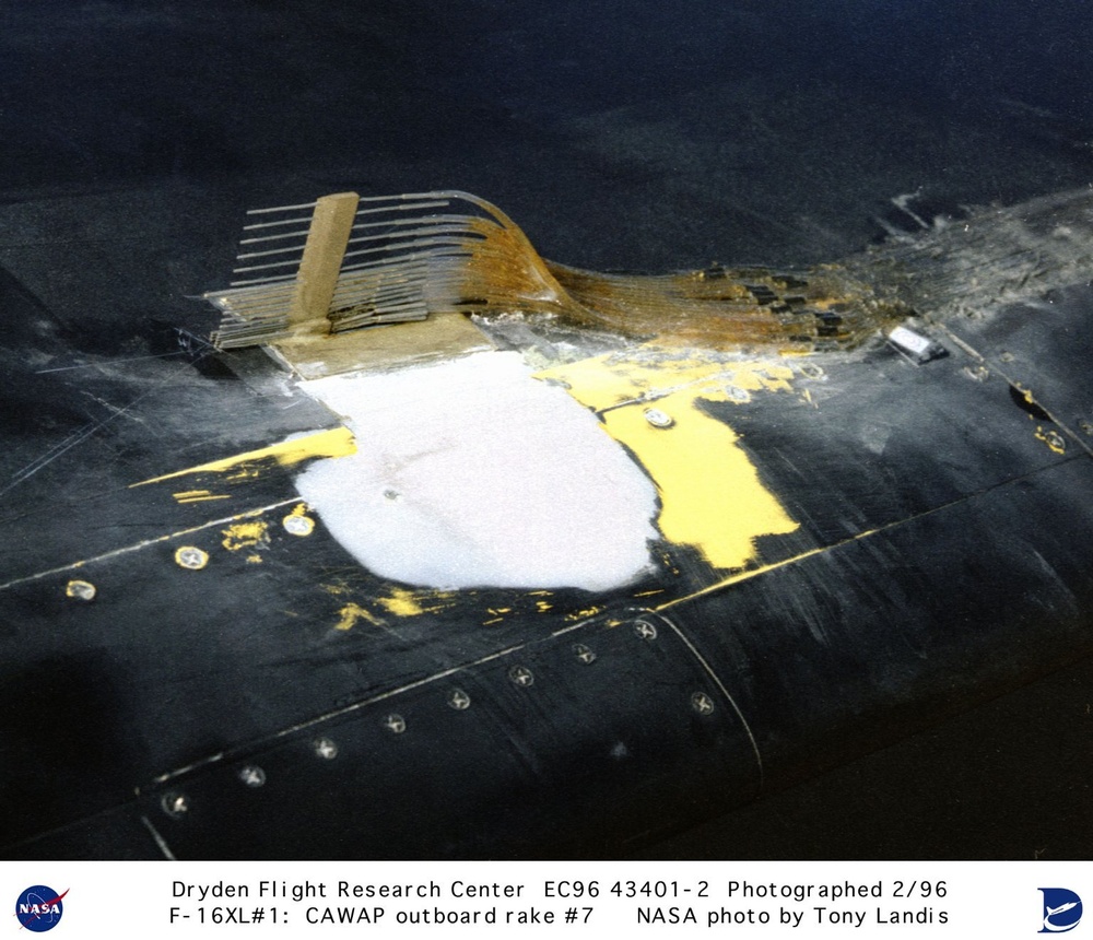 F-16XL ship #1 outboard rake #7