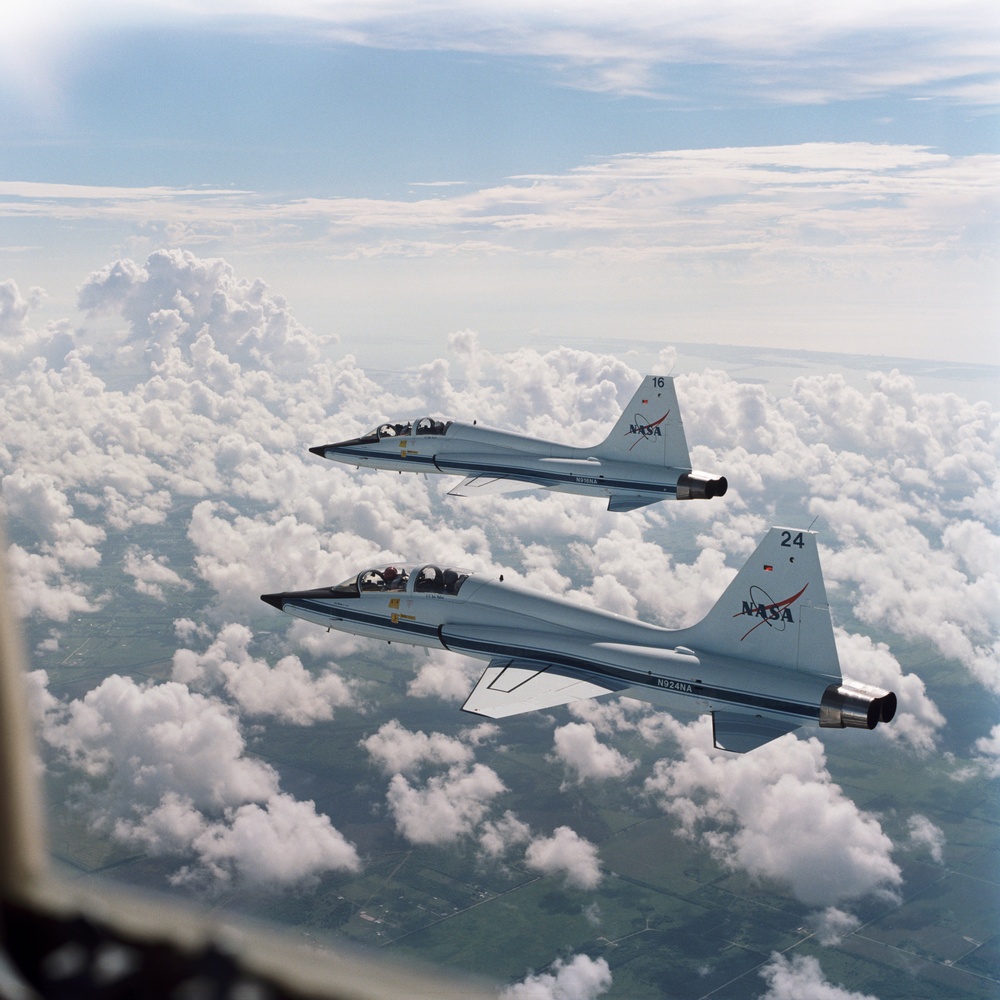 John Glenn's T-38 flight
