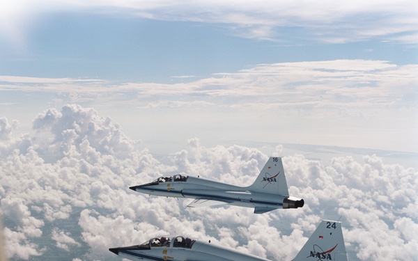 John Glenn's T-38 flight