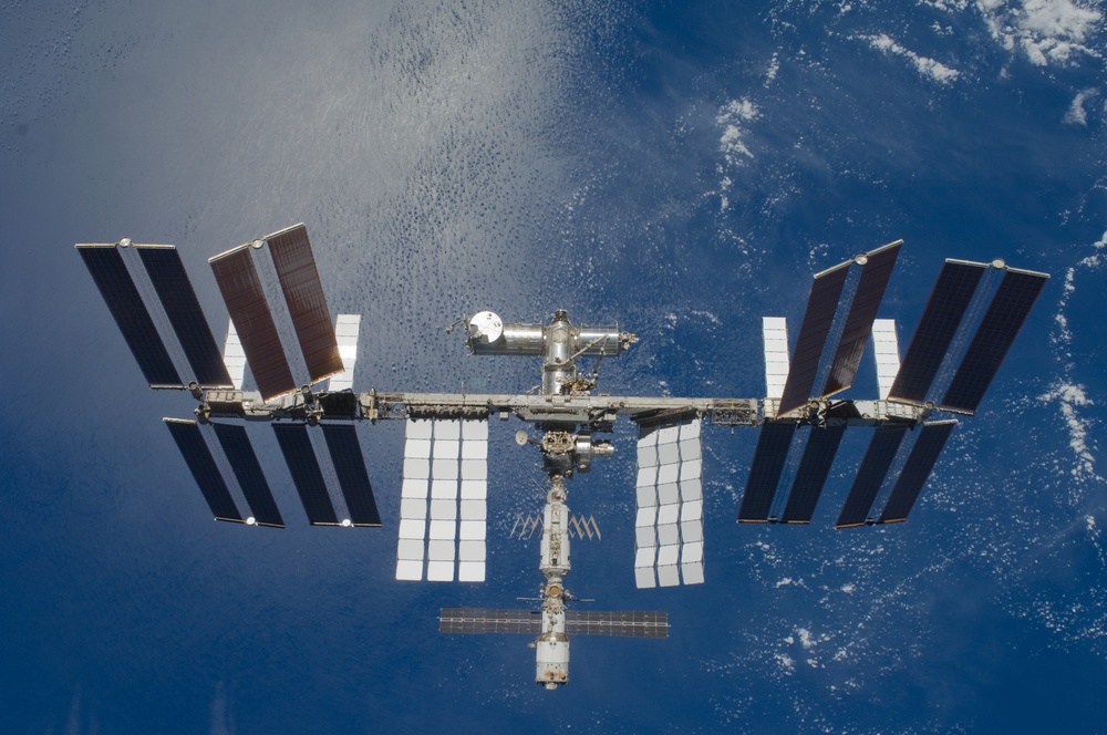 ISS Flyaround views from STS-119