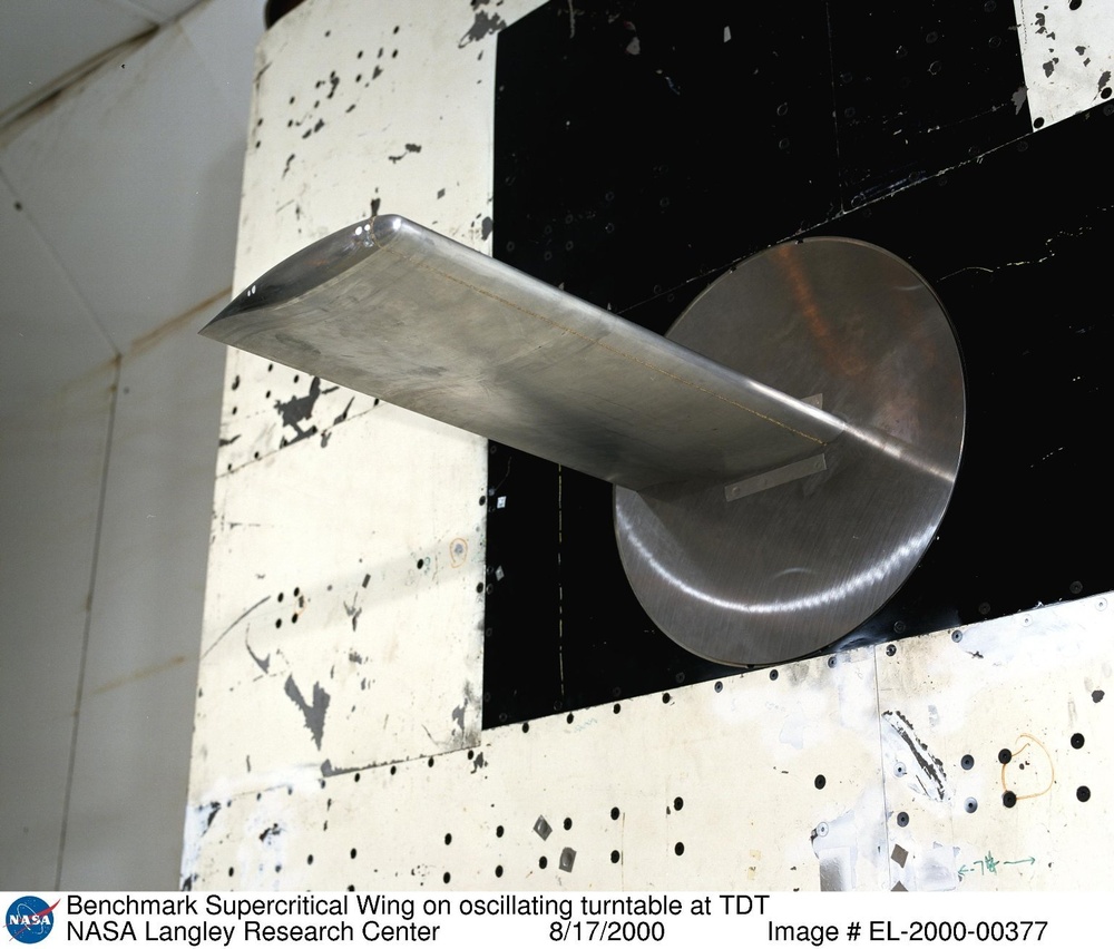 Benchmark Supercritical Wing on oscillating turntable at TDT