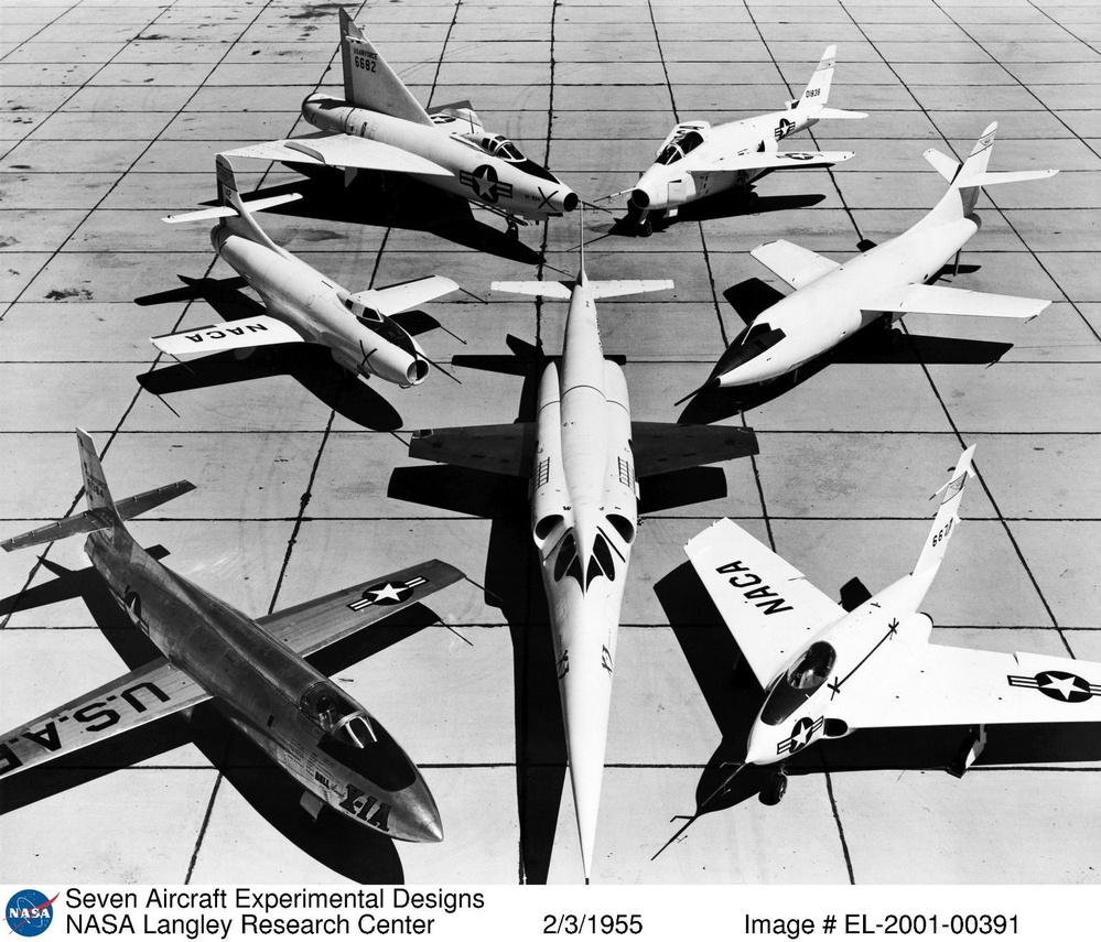 Seven Aircraft Experimental Designs