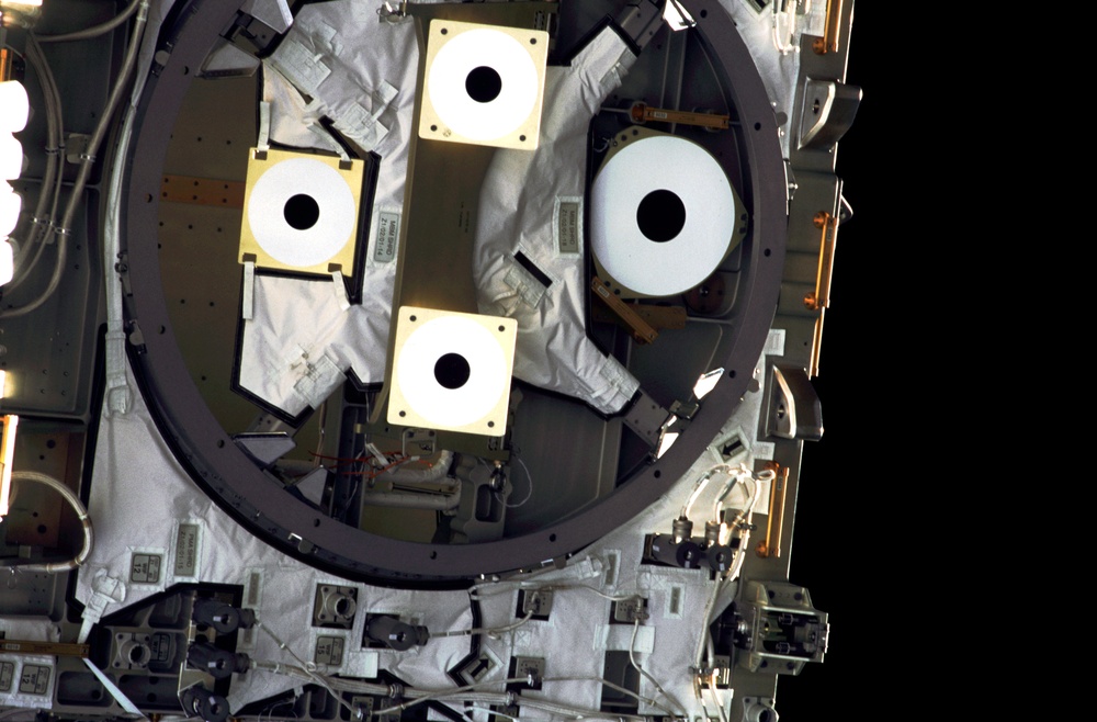 Views of ISS during undocking