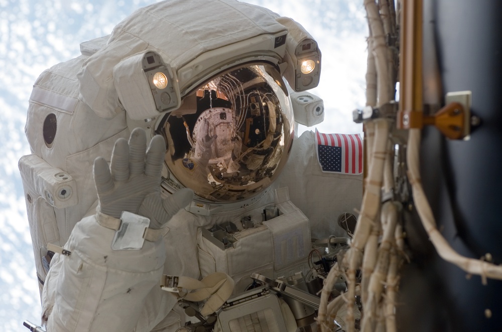 Robinson during EVA 2
