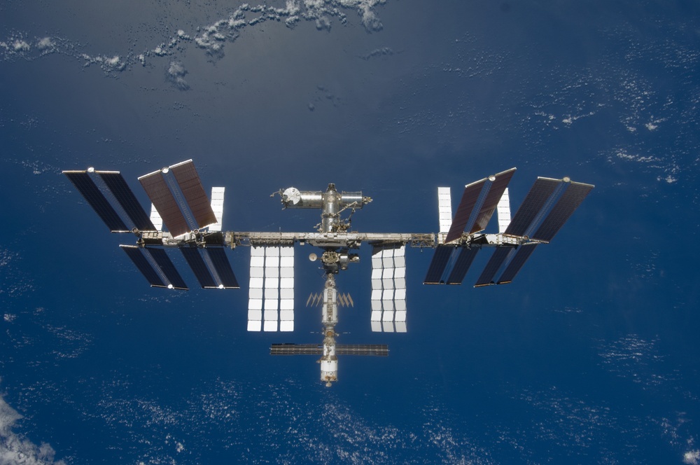 ISS Flyaround views from STS-119