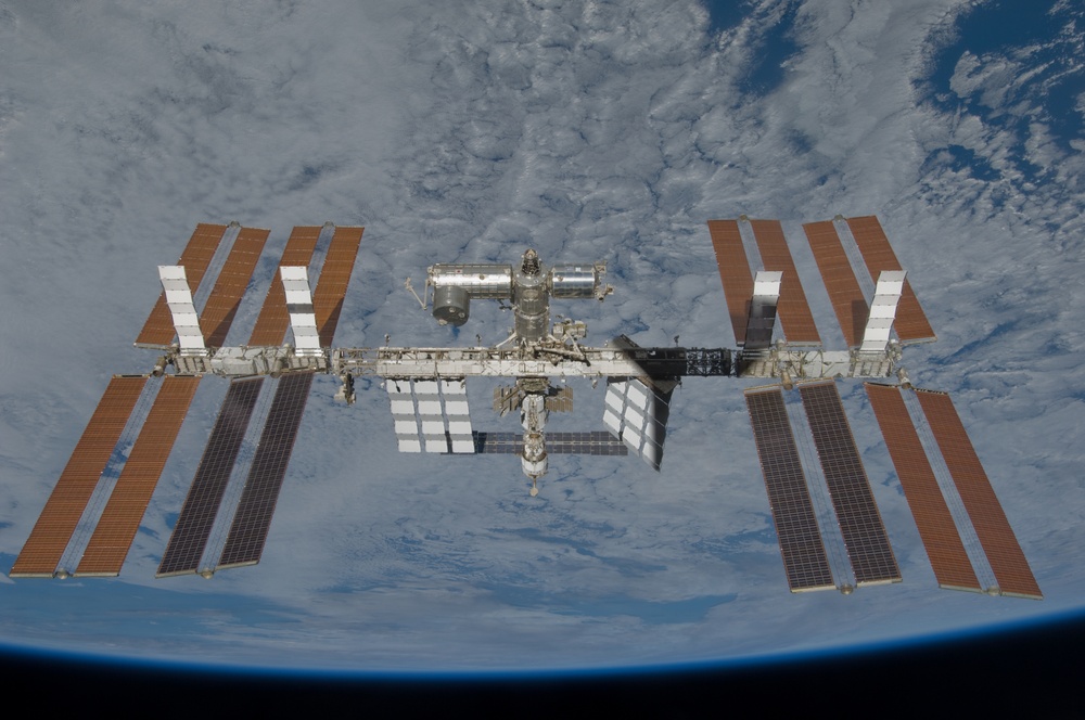 ISS Flyaround views from STS-119