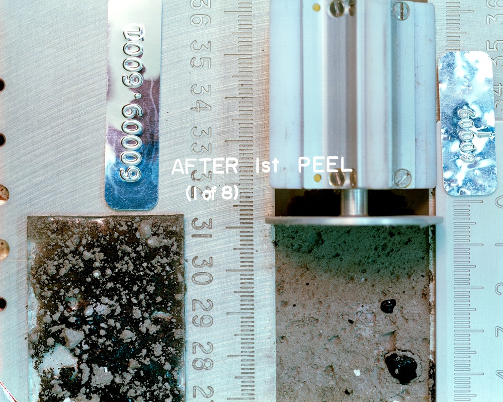 LUNAR SAMPLE -   APOLLO 16 (60009 SECOND PEEL OF 6001)