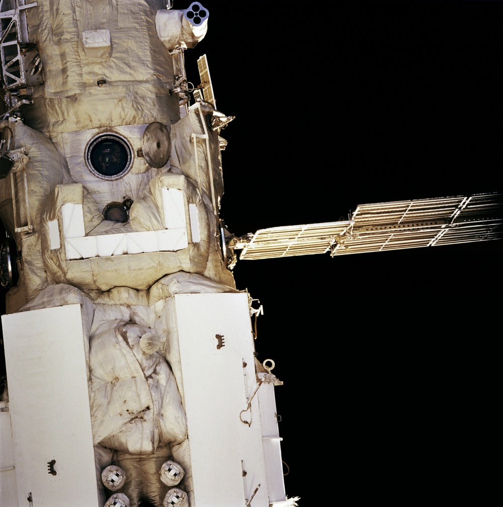 Close-up view of Kvant-2 module