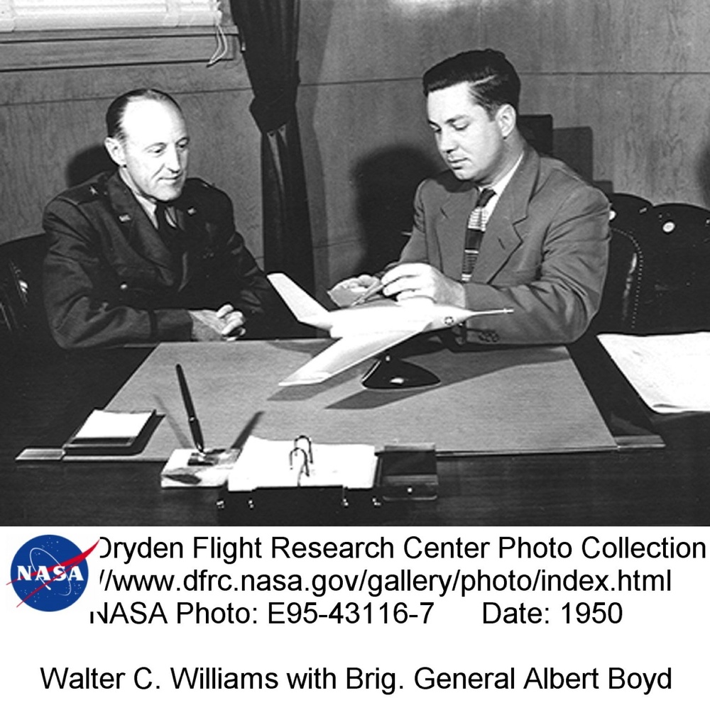 Walter C. Williams with Brig. General Albert Boyd