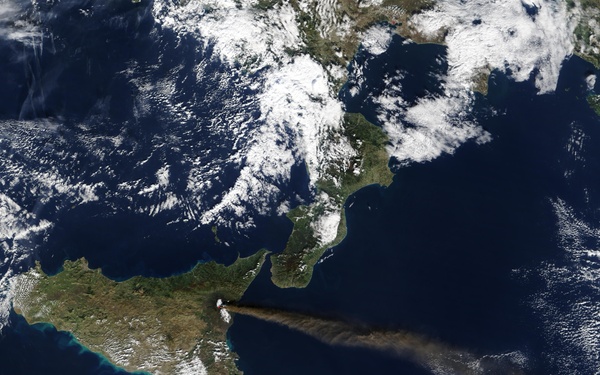 Eruption of Sicily's Mt. Etna: Natural Hazards