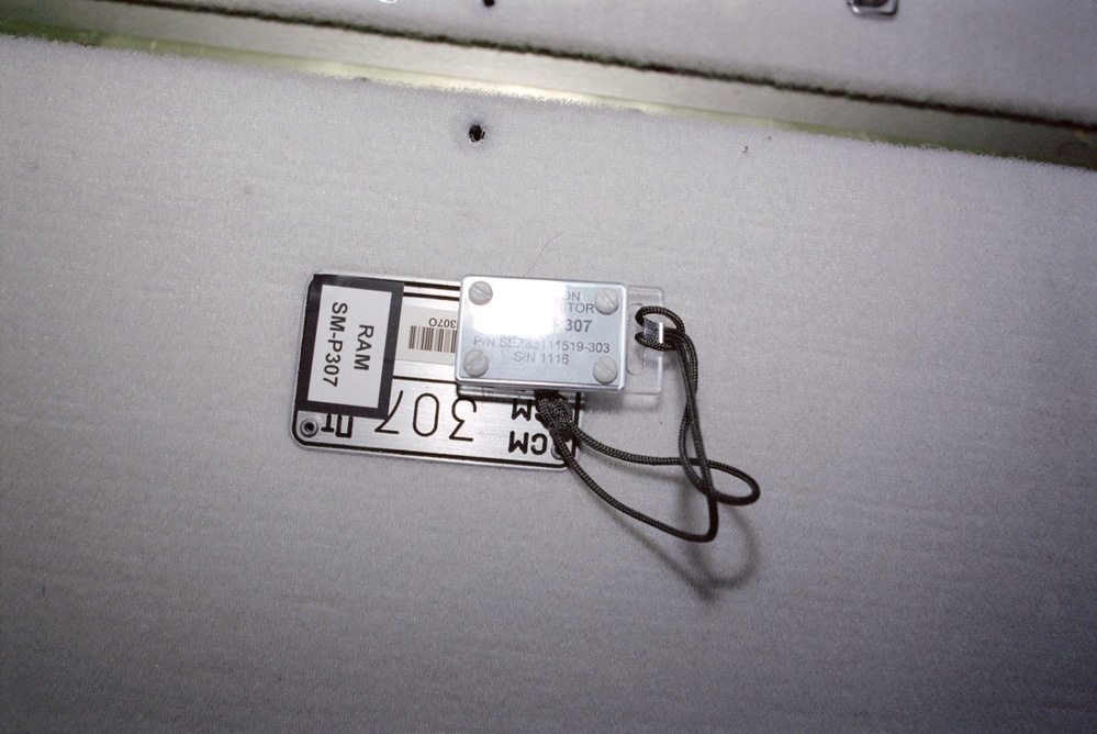 U.S. Lab, Radiation Area Monitor (RAM)(Dosimeter) labeled 7A/SM-P307