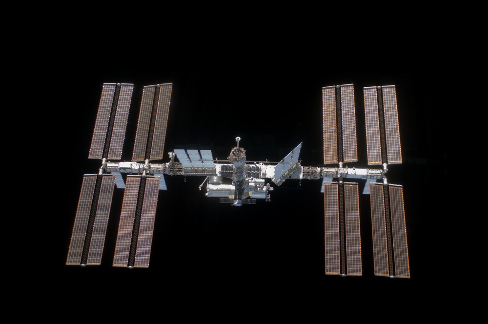 ISS Flyaround views from STS-119