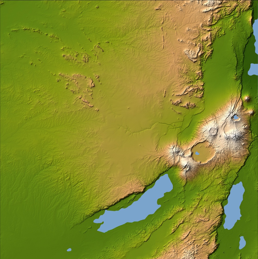 Topography of Olduvai Gorge, East Africa: Image of the Day