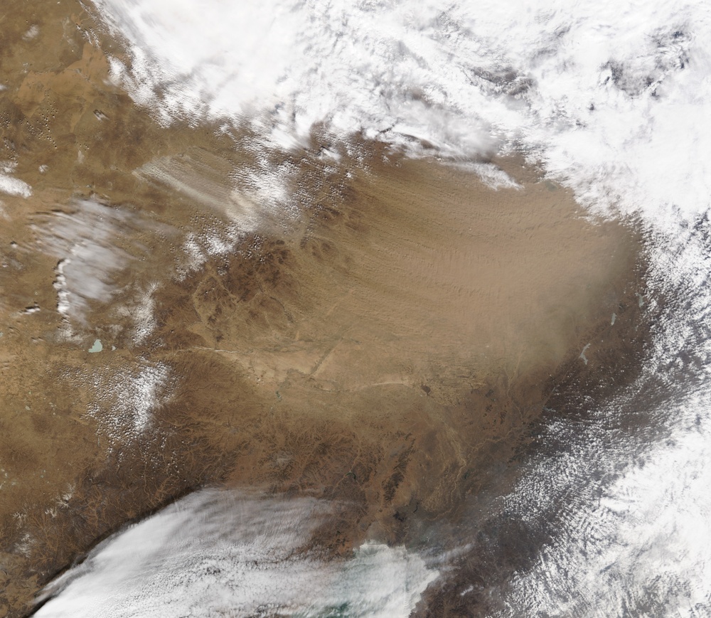 Dust Storm in Northern China: Natural Hazards