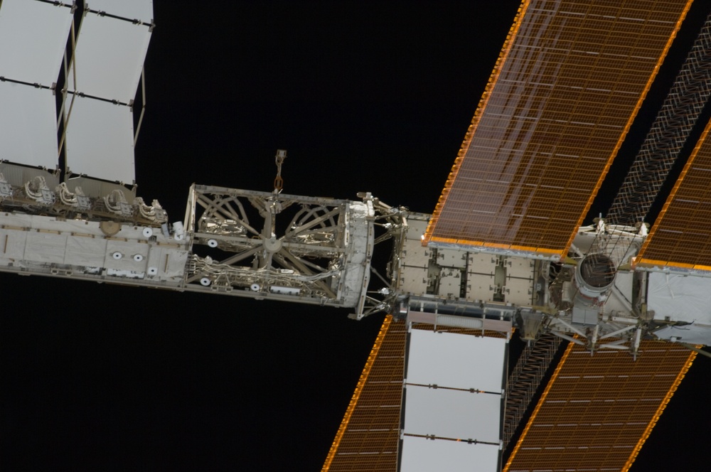 ISS Flyaround views during STS-119