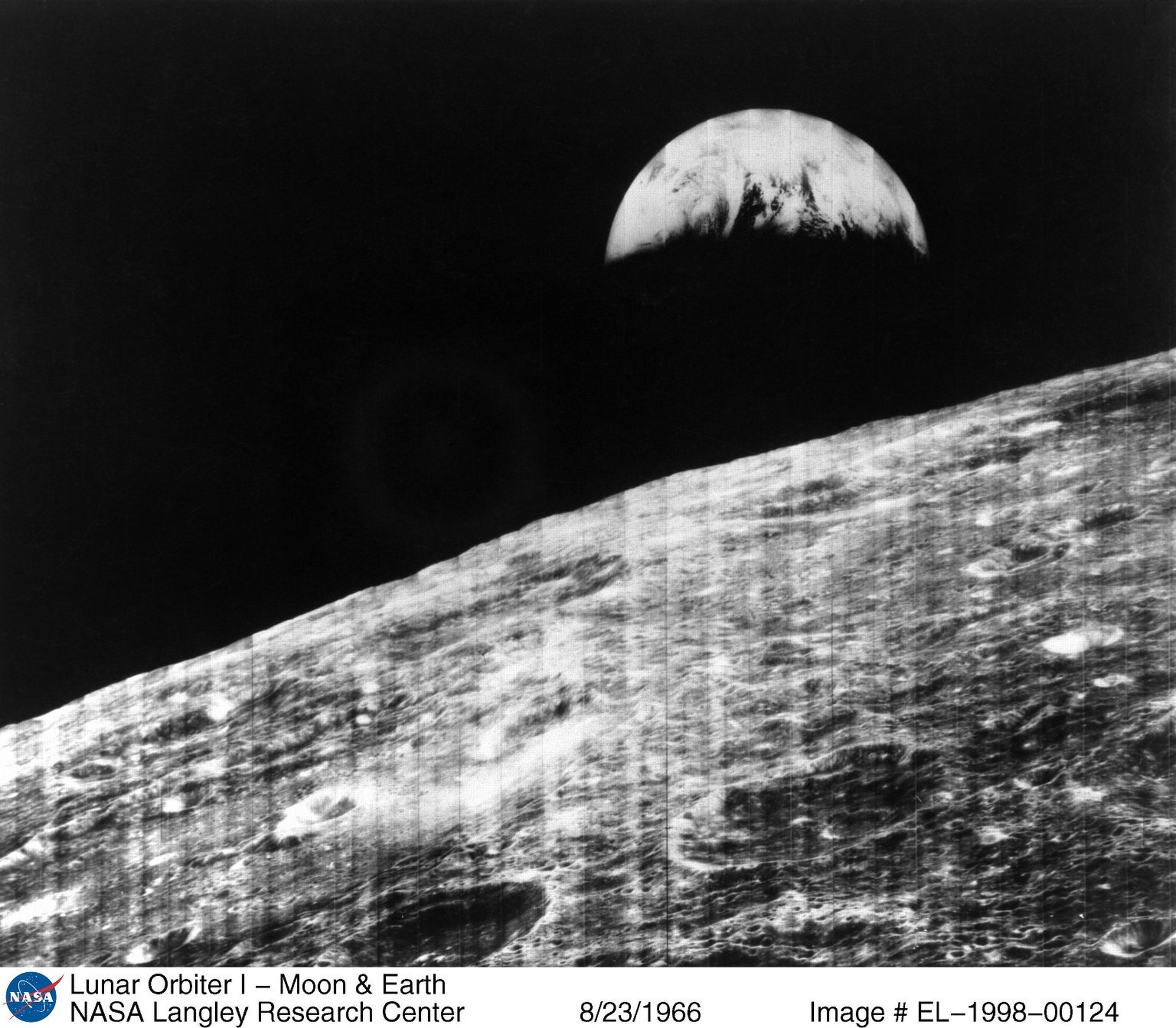 DVIDS - Images - Lunar Orbiter I - Moon & Earth