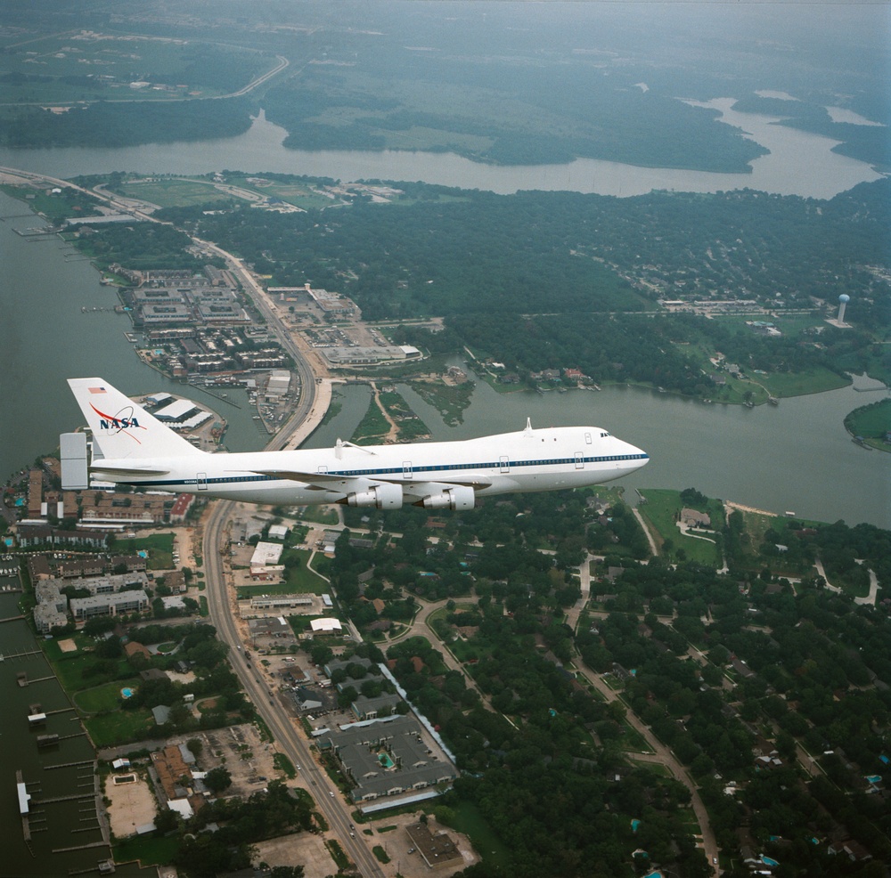 SCA over Ellington Field