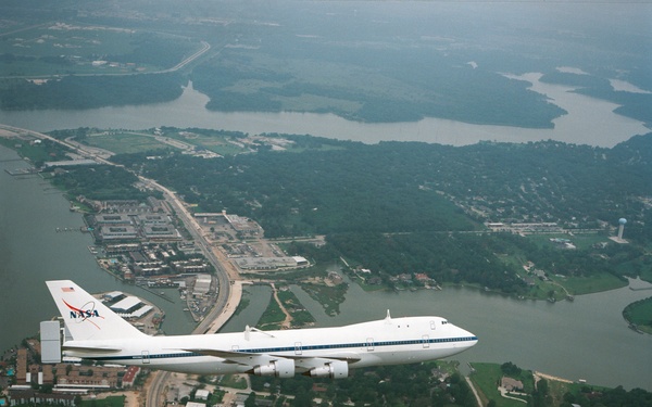 SCA over Ellington Field