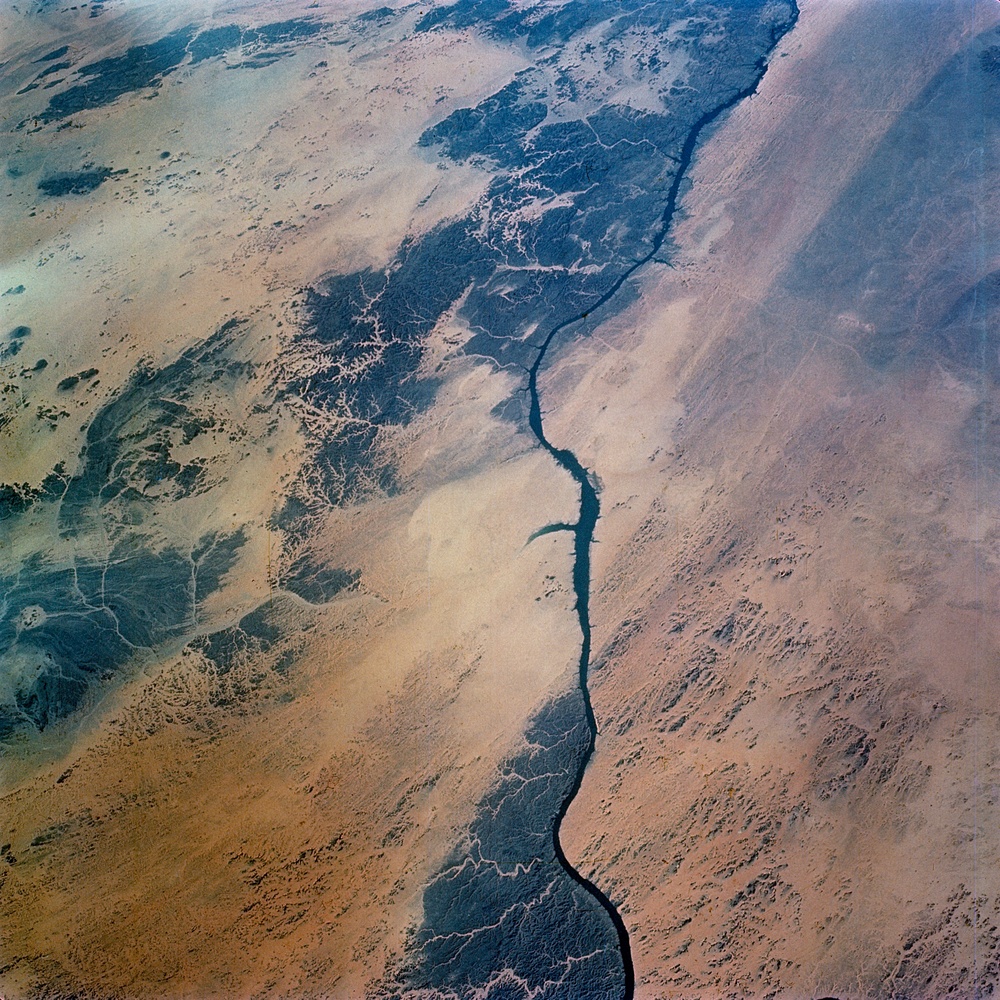 GEMINI-IV - EARTH-SKY VIEW - EGYPT - OUTER SPACE