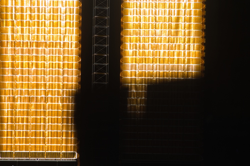 Fly-around view of the ISS by the STS-127 crew