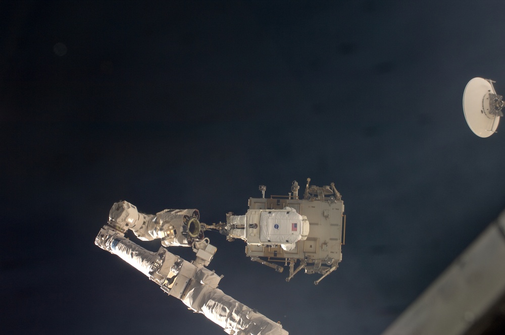 STS-119 Extravehicular Activity (EVA) 3 Crew and Equipment Translation Aid (CETA) Cart 2 Relocate OPS
